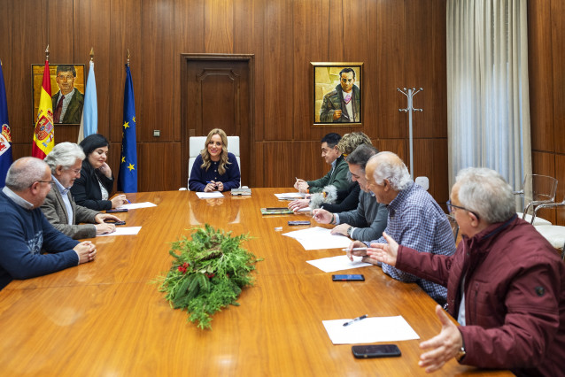 Reunión de la junta provincial de la Diputación de Ourense.