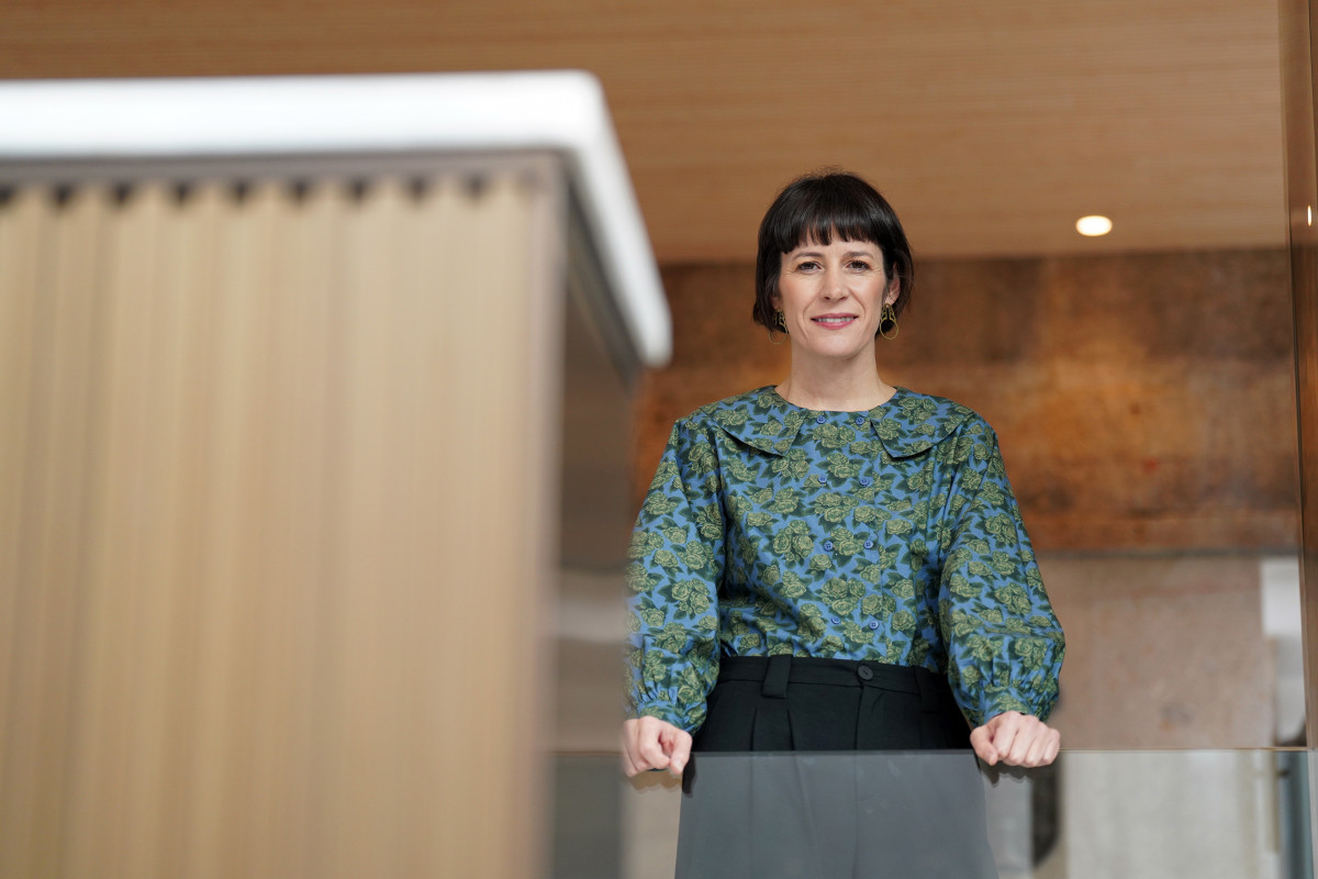 La actual portavoz nacional del BNG, Ana Pontón, posa para Europa Press, a 26 de noviembre de 2024, en Santiago de Compostela, A Coruña, Galicia (España). Pontón es la actual portavoz nacional del