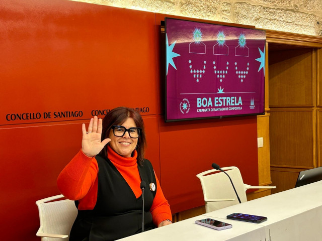 La concejala de Festas del Ayuntamiento de Santiago, Pilar Lueiro.