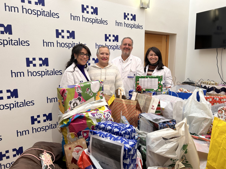 Regalos para la Navidad del Paluso de Santiago gracias a HM Hospitales