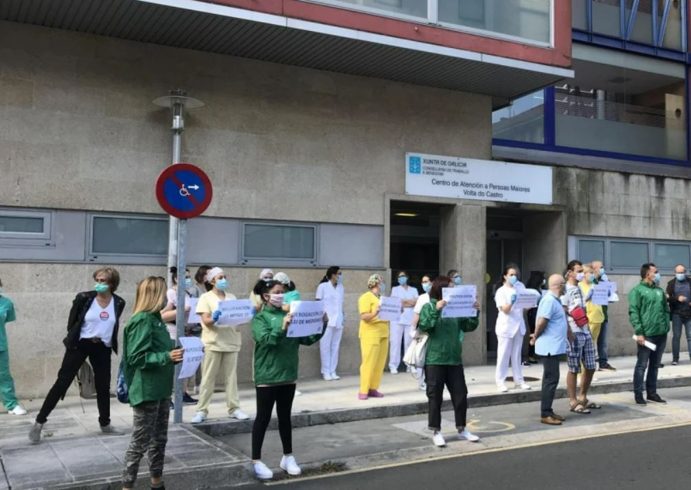 Residencia Volta do Castro en Santiago en una foto de archivo