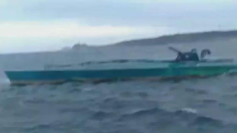 Narcosubmarino descubierto en Muxía, Costa da Morte, el tercero en Galicia en los últimos años