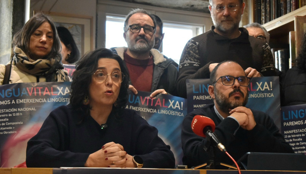Roda de prensa de Queremos Galego