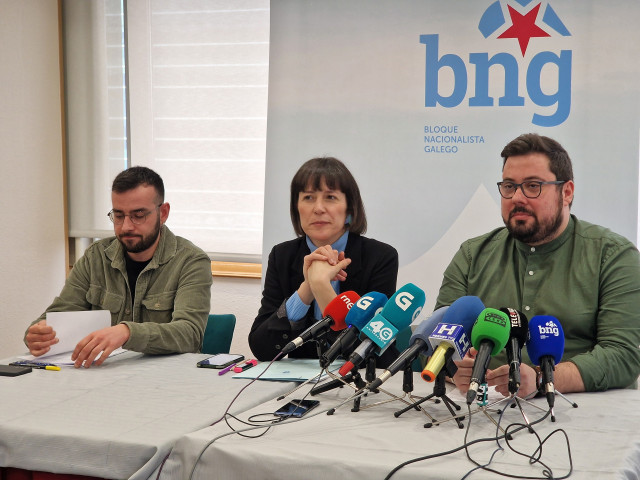 Ana Pontón este miércoles en Vigo.