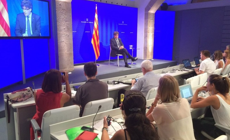 ​Puigdemont pretende convocar elecciones constituyentes antes de la próxima Diada
