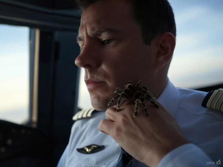 El ataque de una tarántula a un piloto causa atrasos en un vuelo a Vigo