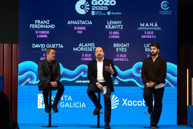 El director de Turismo, Xosé Merelles, en la presentación del Gozo Festival.