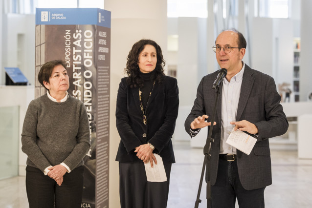 Inauguración da exposición 'Mulleres artistas: aprendendo o oficio' Cidade da Cultura