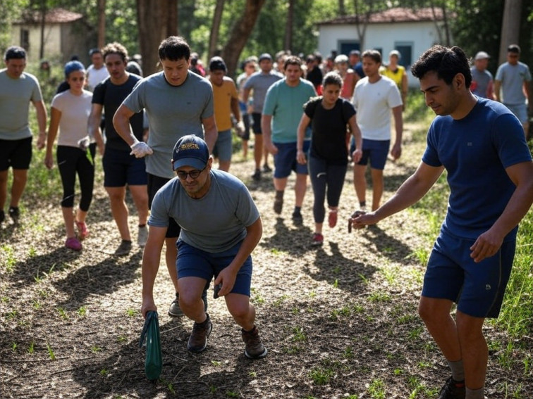 Hacer deporte y limpiar la naturaleza a la vez es posible: Outes estrena plogging con un torneo pionero