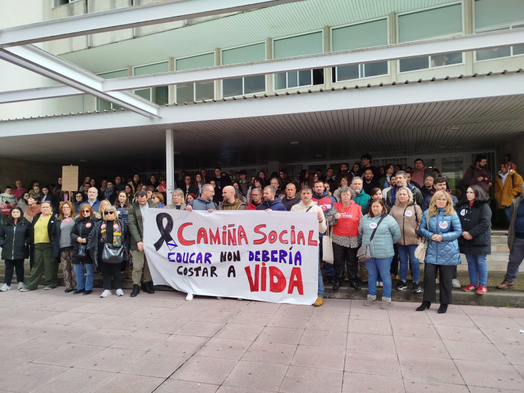 Trabajadores y educadores sociales vuelven a manifestarse contra la precariedad tras el asesinato de Badajoz