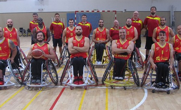 La selección masculina de baloncesto en silla de ruedas disputa los cuartos de final