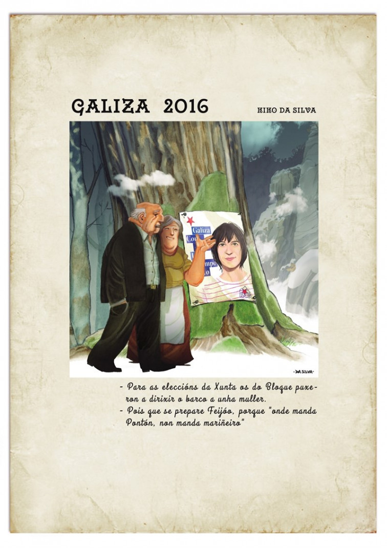 A viñeta de Kiko da Silva para o BNG: 