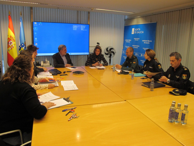La Xunta aborda con las fuerzas y cuerpos de seguridad los protocolos frente a la violencia contra los sanitarios