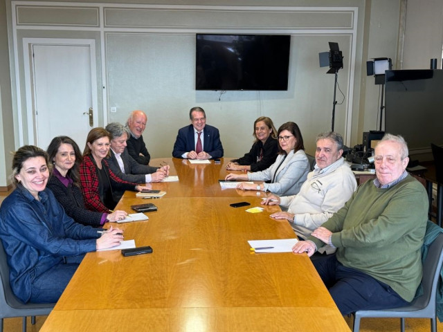 Reunión del gobierno local con el equipo redactor del nuevo Plan General de Ordenación Municipal (PGOM).