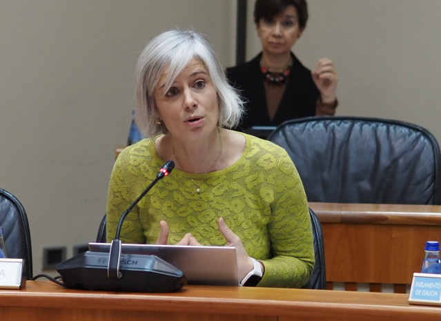 La diputada del Grupo Socialista en el Parlamento de Galicia, Patricia Iglesias.