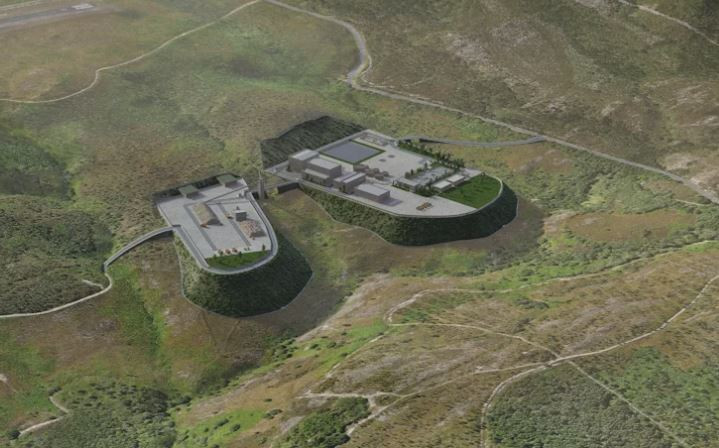 Infografu00eda de la mina de litio de Doade en una foto de su web