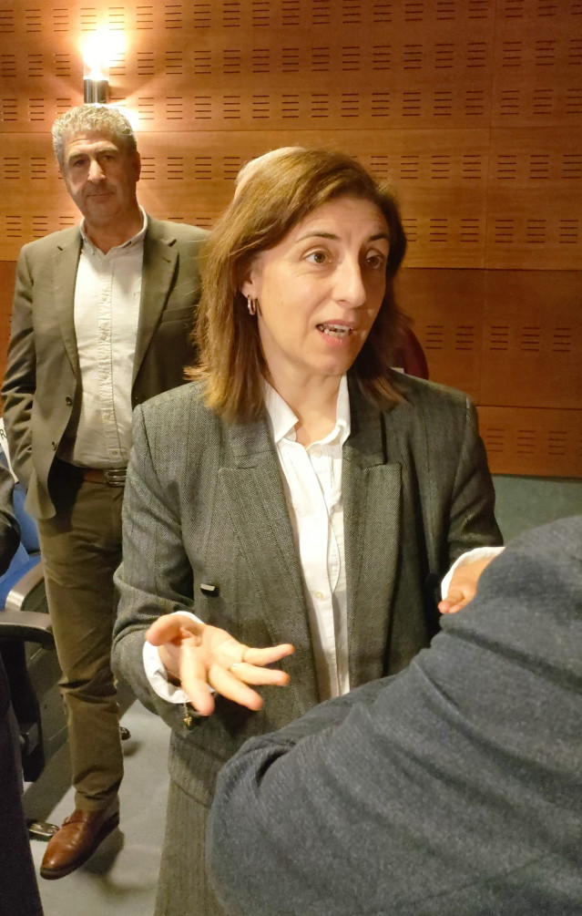 La conselleira de Medio Ambiente e Cambio Climático, Ángeles Vázquez, en Vigo.