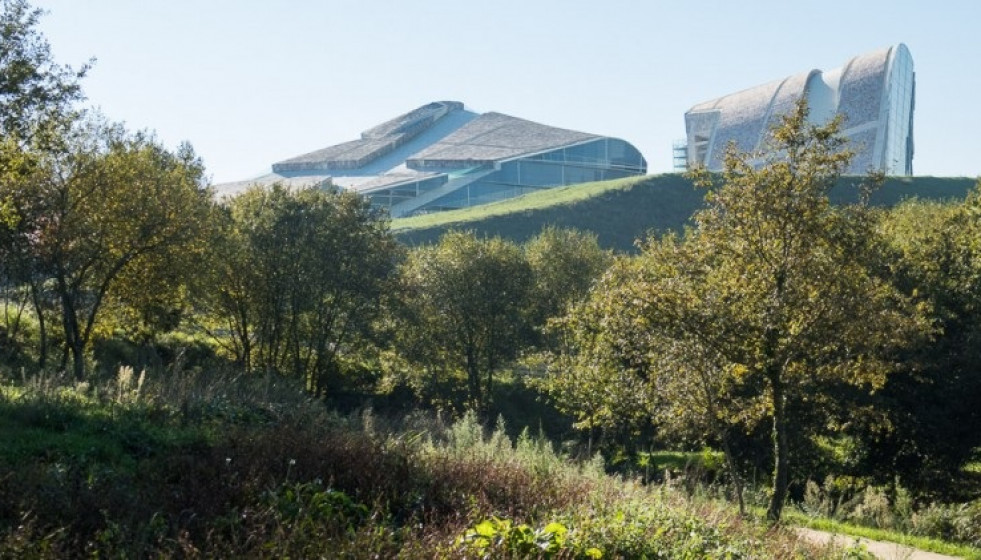 Bosque de Galicia, en el monte Gaiás, de la Cidade da Cultura