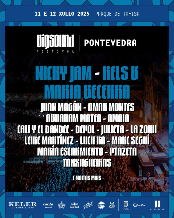 CARTEL BIGSOUND Pontevedra 2025