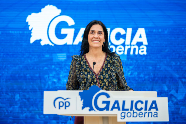 Paula Prado, en rueda de prensa.