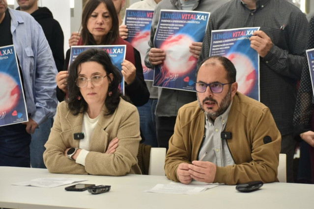 Rueda de prensa para presentar la manifestación del 17 de mayo.