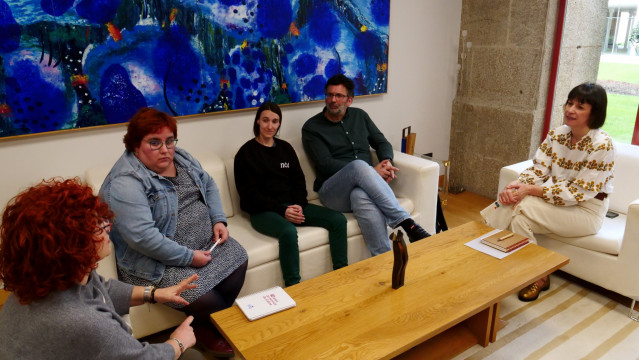 La portavoz nacional del BNG, Ana Pontón, se reúne con especialistas del Colexio Oficial de Psicoloxía y del Movemento Galego de Saúde Mental