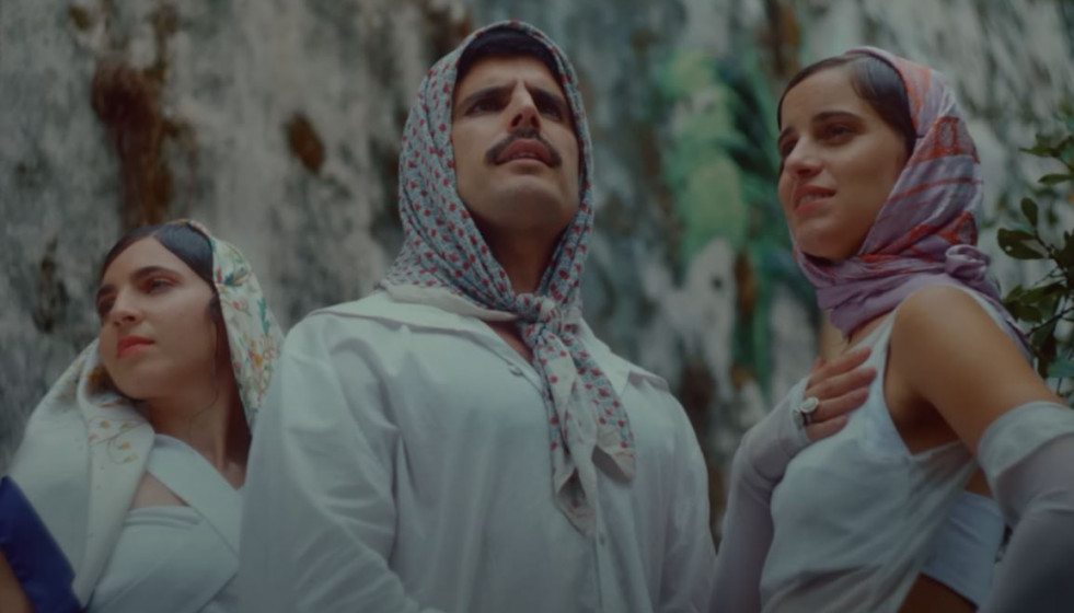 Caamaño&Ameixeiras en el videoclip de Cuatro Cousas gravado en el Parque do Pasatempo de Betanzos