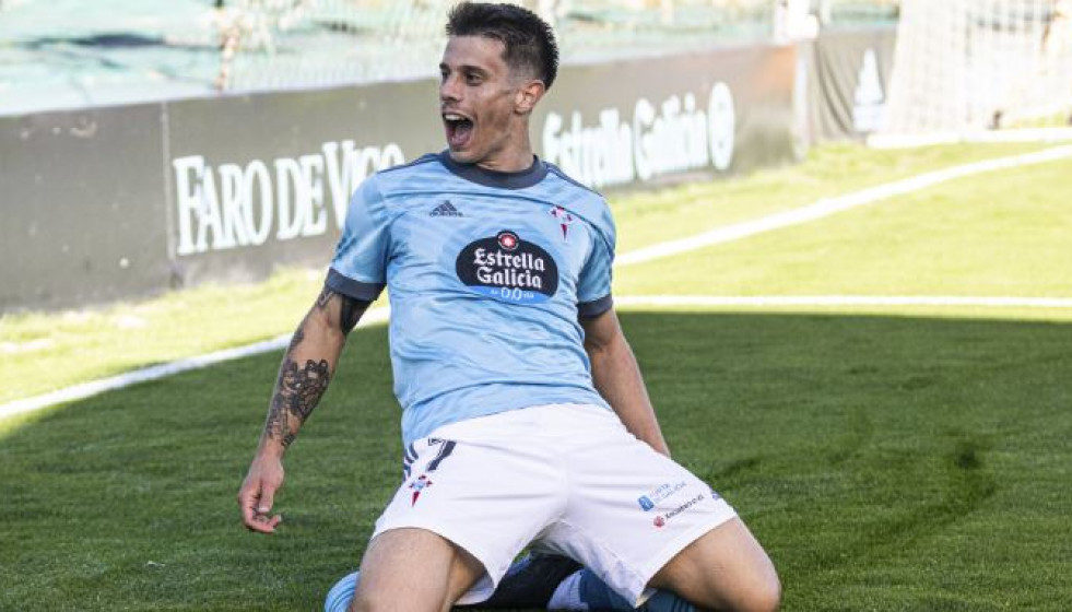 Alfón González en una imagen del Celta