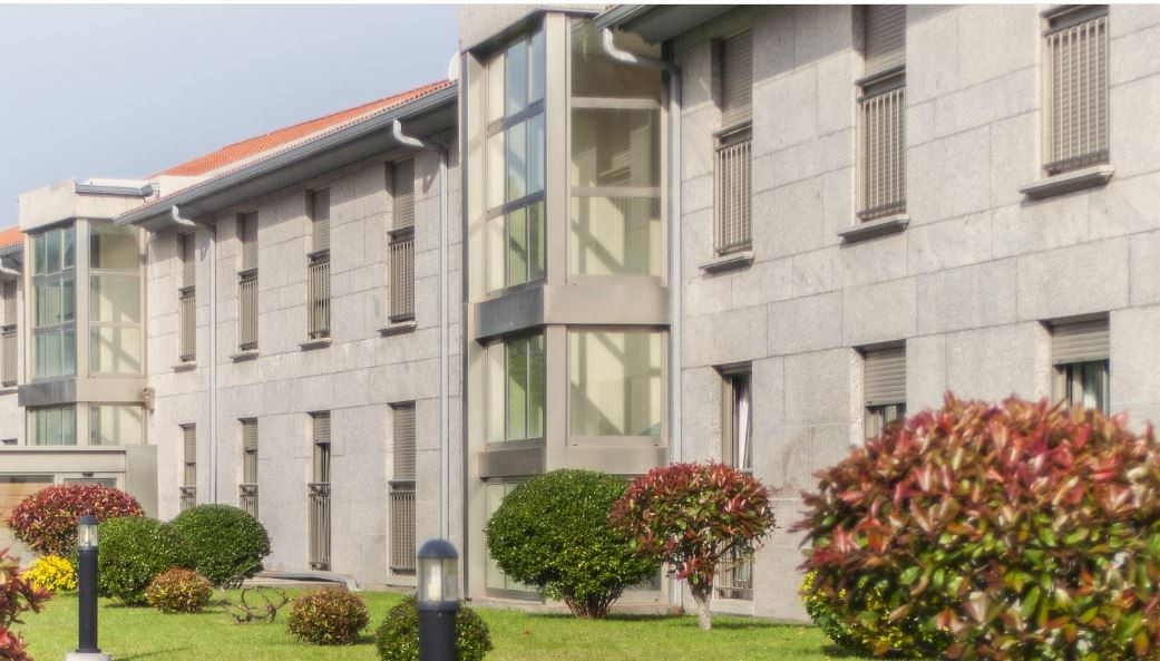 El asilo de Santa Tecla en A Guarda en una imagen del Rexistro de la Xunta