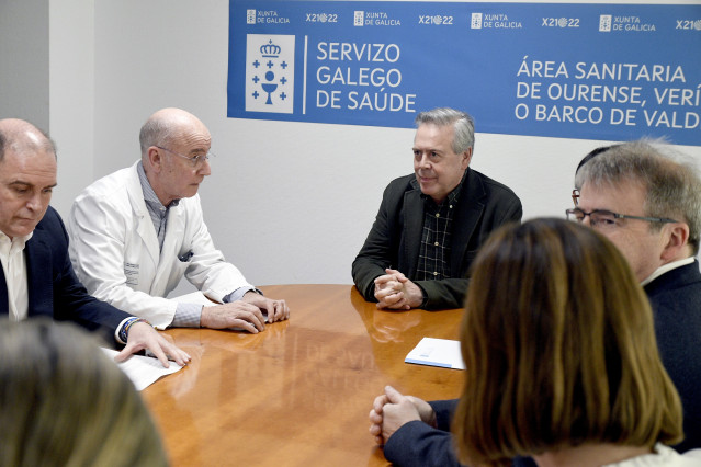 El conselleiro de Sanidade, Antonio Gómez Caamaño, visita el Complexo Hospitalario Universitario de Ourense (CHUO).