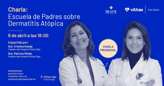 Vithas Vigo celebra el próximo miércoles una charla sobre dermatitis atópica en niños.