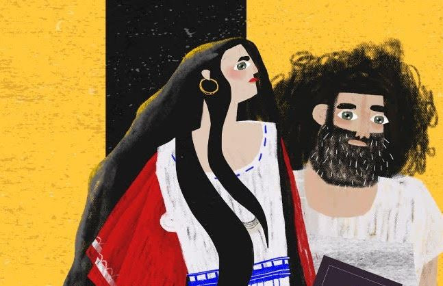 Medea y Heracles en un cartel de Rinoceronte