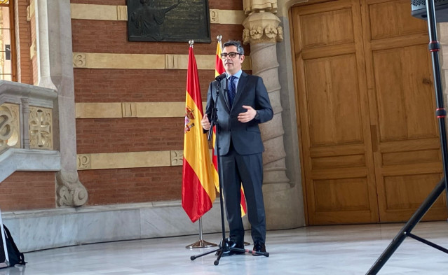 El ministro de la Presidencia, Justicia y Relaciones con las Cortes, Félix Bolaños