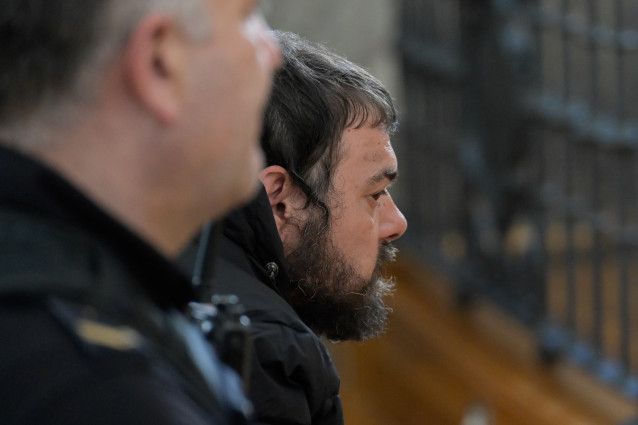 El condenado por el crimen de Velle en Ourense durante la vista de apelación en el TSXG