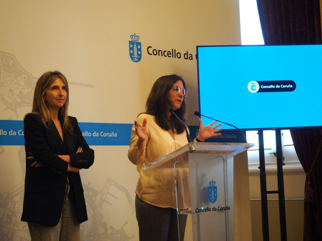 La alcaldesa de A Coruña, Inés Rey, informa de asuntos aprobados en la Junta de Gobierno local