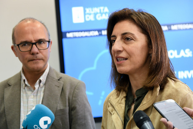 La conselleira de Medio Ambiente e Cambio Climático, Ángeles Vázquez, visita MeteoGalicia