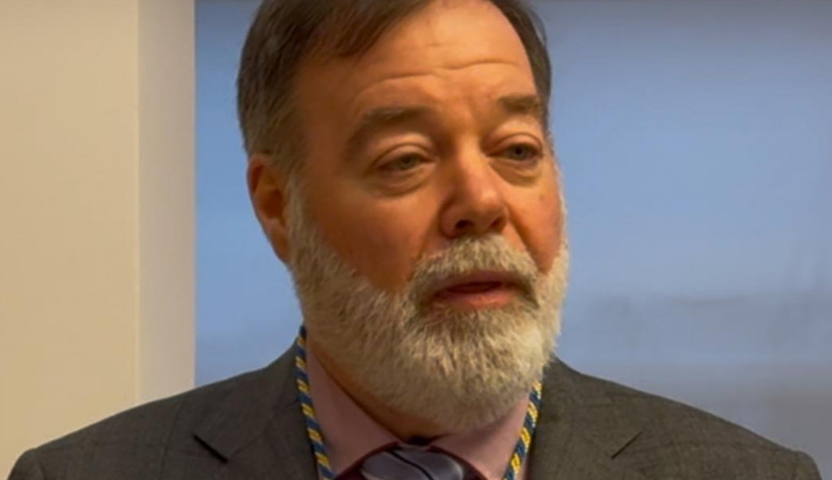 Avelino Castro , del Colegio de Enfermeros de A Coruu00f1a