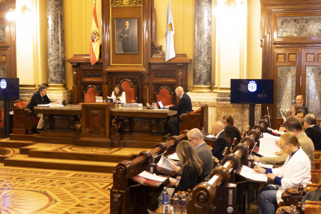 Pleno del Ayuntamiento de A Coruña