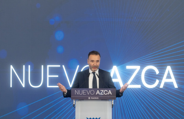 Archivo - El CEO de Pontegadea, Roberto Cibeira, presenta el convenio firmado por el Ayuntamiento de Madrid con empresas, vecinos y comercios de AZCA, en CentroCentro, a 8 de noviembre de 2024, en Madrid (España). El objetivo del convenio es poner en marc
