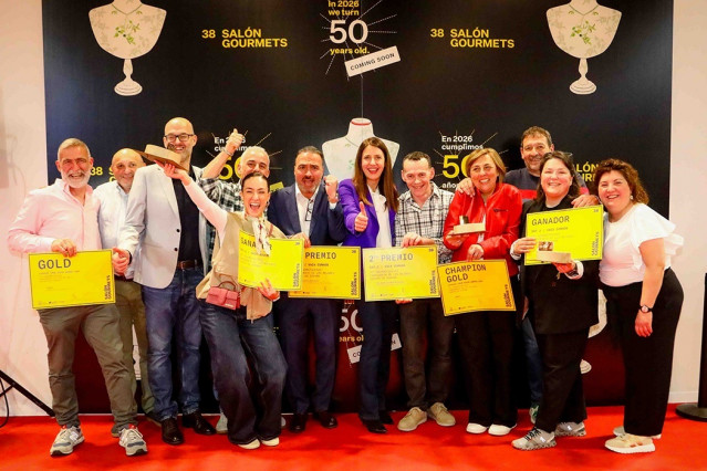 María José Gómez ha visitado el 38º Salón Gourmets, a 10 de abril de 2025.