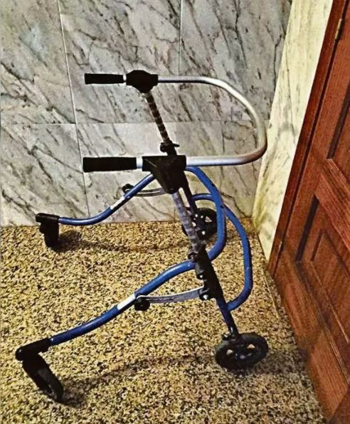 El andador robado en uan foto publicada por La Regiu00f3n