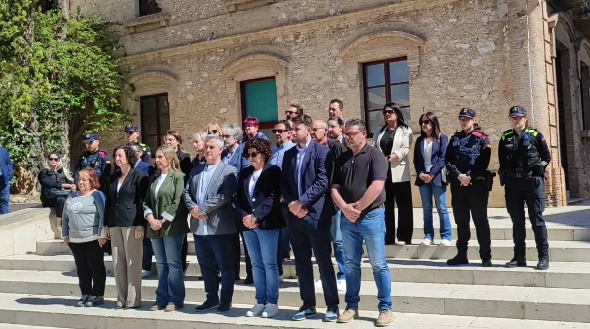 Minuto de silencio en Calafell