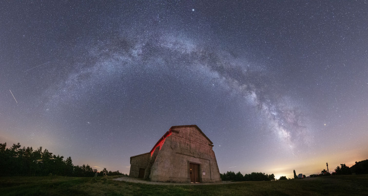 El cielo nocturno de Chantada, el mejor para contemplar las estrellas en la Ribeira Sacra para Starlight