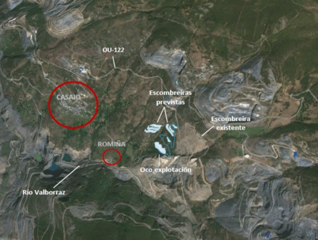 Proyecto de cantera de pizarra en Carballeda