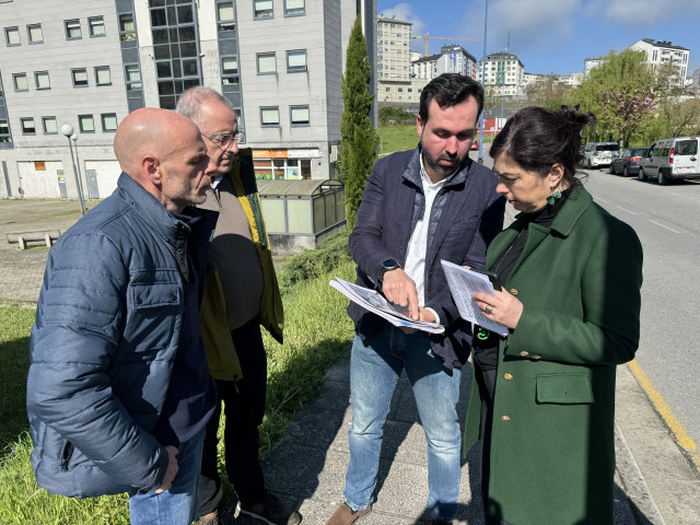 Los portavoces del Partido Popular en el Ayuntamiento y en la Diputación de Lugo, Elena Candia y Antonio Ameijide