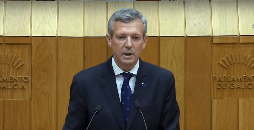 Alfonso Rueda en el inicio del Debate de Estado de Autonomu00eda de 2025