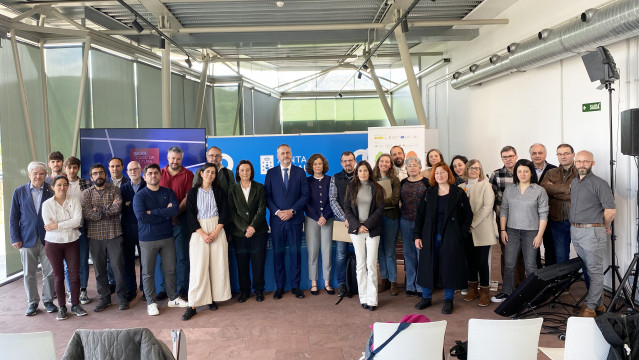 Miembros de CAPRIF-CC en un acto en Santiago