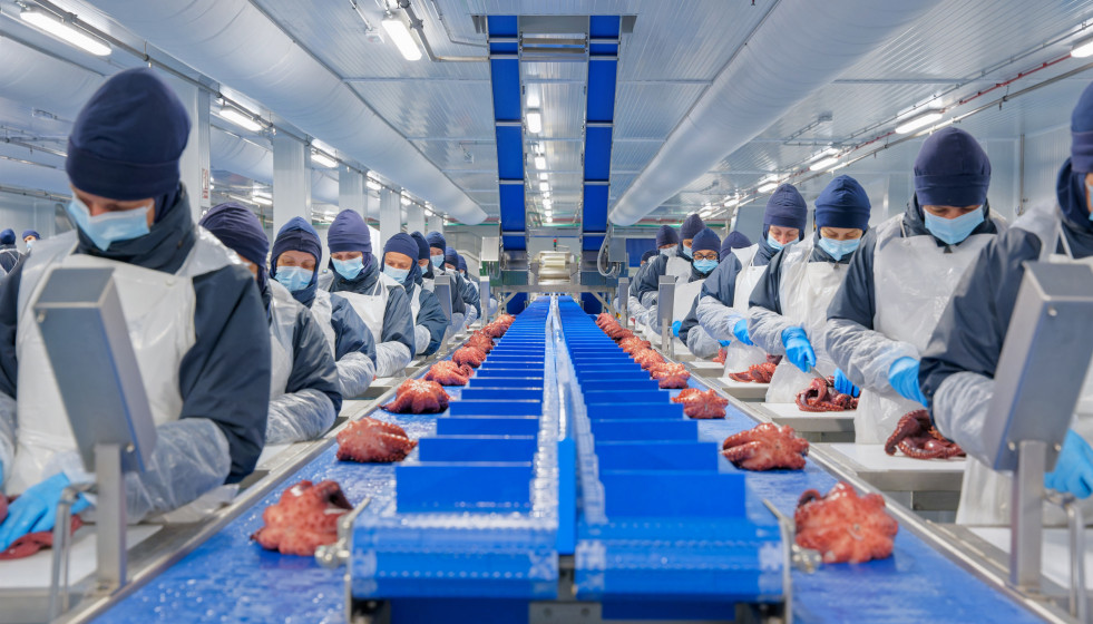 Archivo - Imagen de una factoría de Profand en Vilagarcía (Pontevedra).