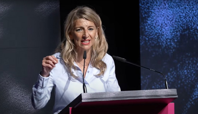 Yolanda Díaz, en Toledo