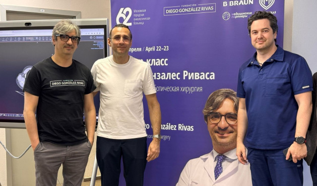 El doctor González Rivas en Rusia